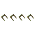 Manufacturer custom tube closed U shape metal spring clip fastenings